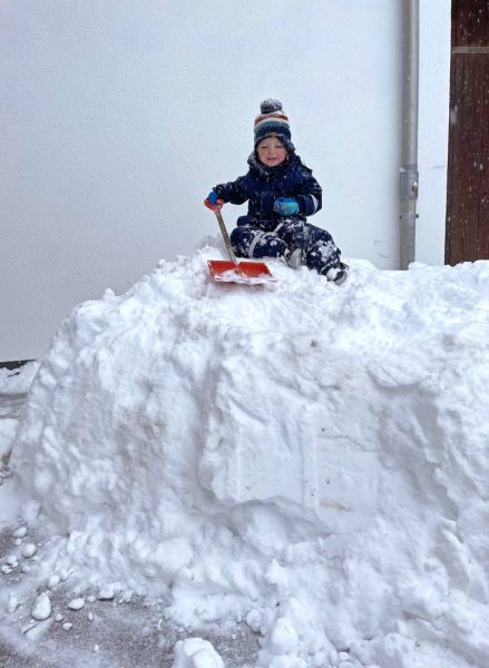 Spaß im vielen Allgäuer Schnee