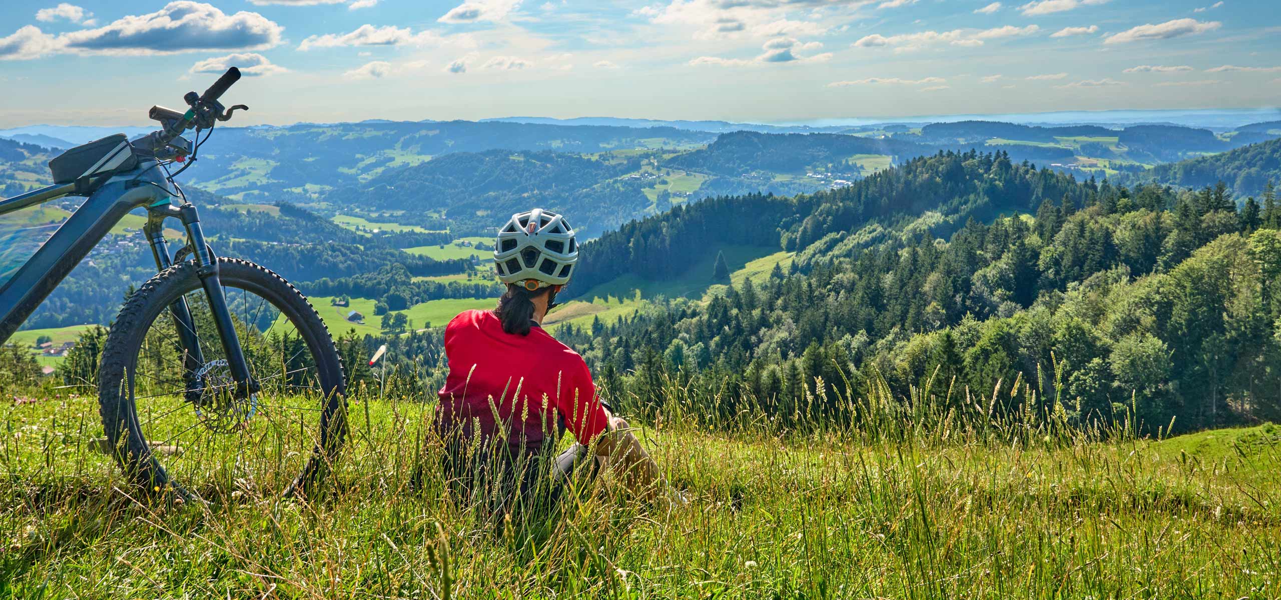 Nesselwang im Allgäu, Sommer und Winter, Radfahren in den Bergen